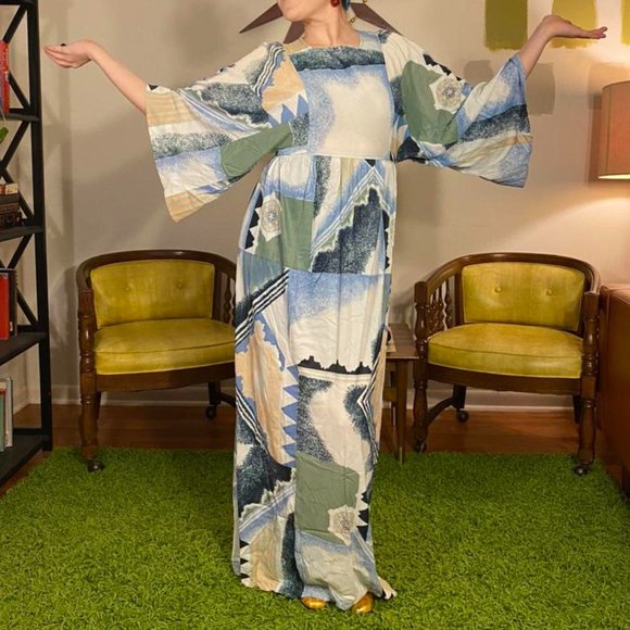 Dresses & Skirts - Vintage 70s Maxi Dress by Mr. B of California